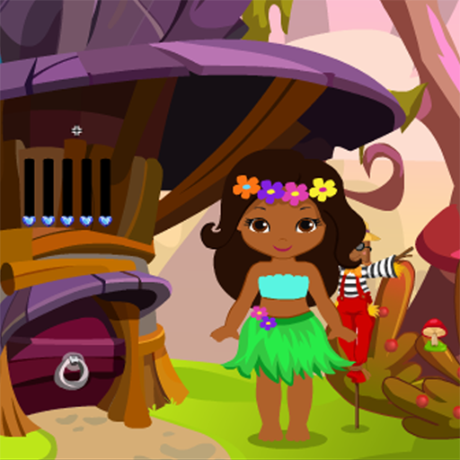 Cute Hawaiian Dancer Girl Rescue Kavi Game-297 icon
