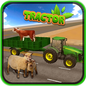 Tractor Farm Animals Transport icon
