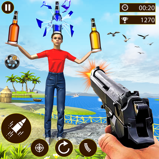 Archery Bottle Shooting: Knock Down Shooting Game icon