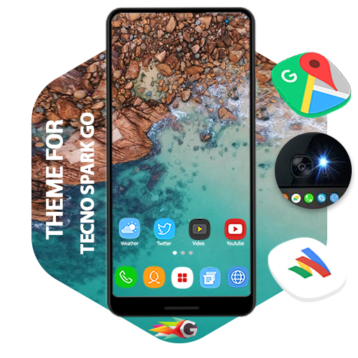 launcher Theme For Tecno Spark Go &amp; Voice Recorder icon