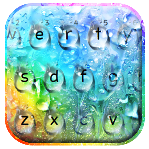 Color Water Drops Keyboard icon