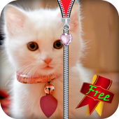 Cat Zipper Lock Screen icon