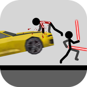 Stickman Turbo Dismount : Mad Destroyer icon