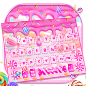 Schattig snoeptoetsenbord icon