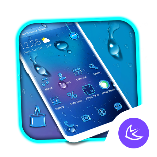 Glass Water APUS Launcher theme icon