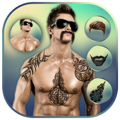 Man Hairstyle Tattoo Maker icon