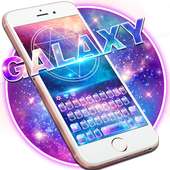 Neon galaxy keyboard on 9Apps