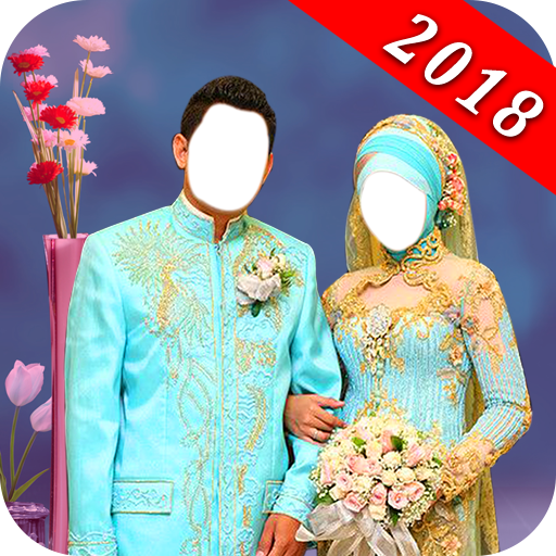 Muslim Couple Photo Suit Maker أيقونة