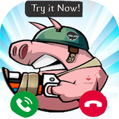 Piggy Fake Call pig icon
