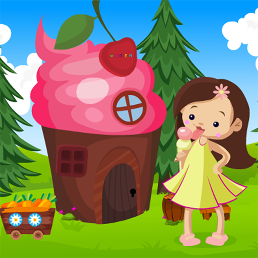 Girl Rescue From Ice cream House Kavi Game-376 icon