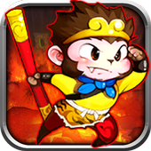 monkey runing icon