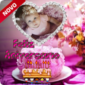 feliz cumpleaños marcos de fotos icon
