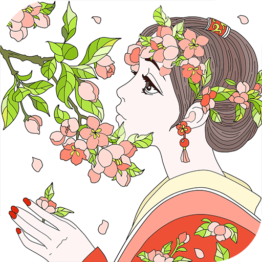 Cute Girl Coloring Pages: Anxiety Relief Therapy icon