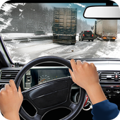 Winter Race in Car Lada Taz icon