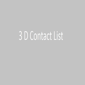 ikon 3-D Contact List