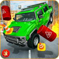 Hummer: Car Crash Drive Beam Engine Damage