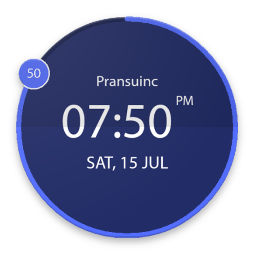 Minimal Clock Live Wallpapers icon