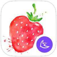 Strawberry APUS theme on 9Apps