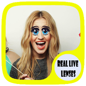 Real live lenses for snapchat icon