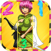 ikon Menggambar benturan klan.