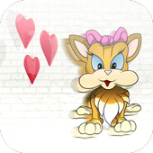 Playing kitty cat Game icon