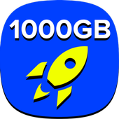 1000 GB Storage Space Saver and cleaner icon