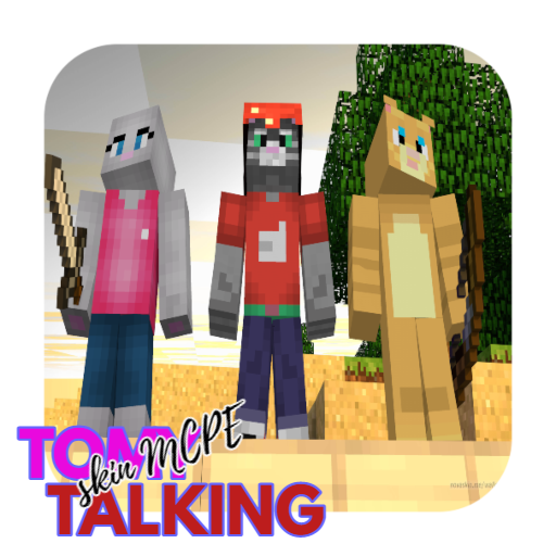 Talking Tom angelas Friends Skin For Minercraft PE icon