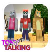 Talking Tom angelas Friends Skin For Minercraft PE