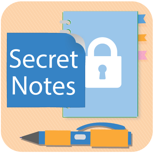 Secure voice notes – Private notepad with lock icon
