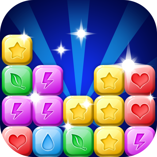 Popstar -popping star blast Casual games play icon