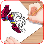 How to draw ban-10 alien ultim icon