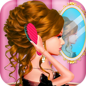 ragazze giochi parrucchiere icon