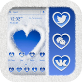 Snow Heart Launcher Theme icon