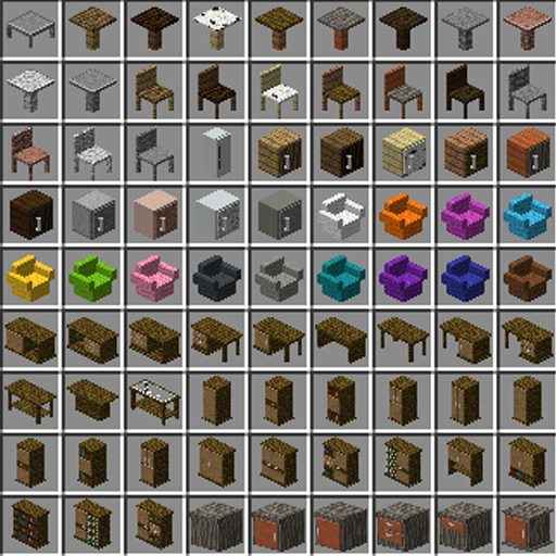 Мебель на minecraft иконка