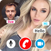 Video Call random and Live Chat with Video Call icon