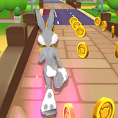 Subway Looney Run - 3D Adventure City Bunny dash icon