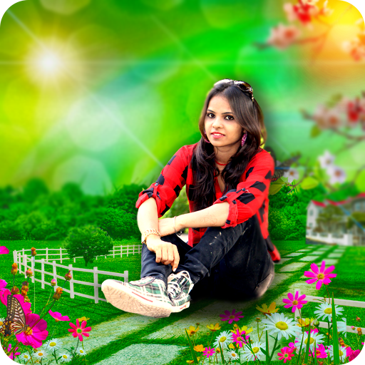 Garden Photo Maker : Garden Photo Frames Editor أيقونة