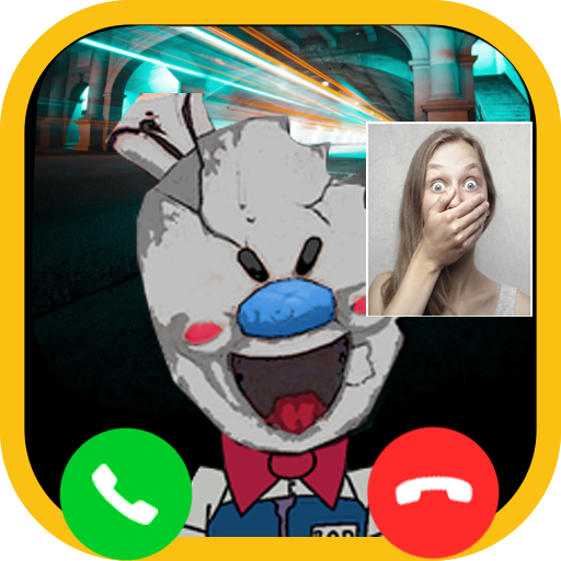Video Call &amp; Chat For Ice Scream : Simulator icon