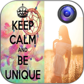 Keep Calm Photo Sticker Editor icon