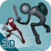 Stickman Shadow Kung Fu Ring icon