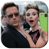 Selfie with Hollywood Stars icon