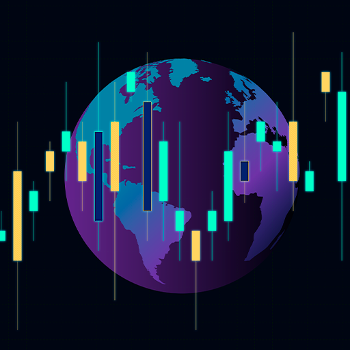 Trading and investing in amazon icon