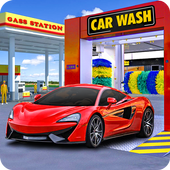 City Auto Car Wash Simulator :Car Services Game icon
