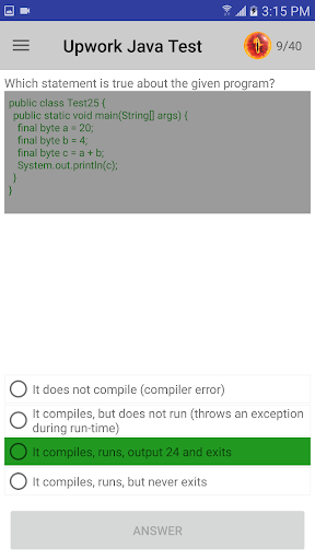 Upwork Java Test screenshot 3