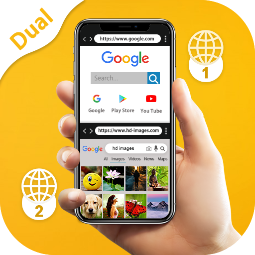 Dual Screen Browser - Secure Split Screen Browser icon
