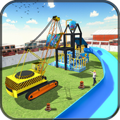 Water Park 3D Construction icon