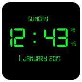 Digital Clock Live Wallpaper иконка