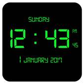 Digital Clock Live Wallpaper on 9Apps