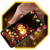 Cute Emoji Couple Gravity Theme on 9Apps