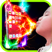 Colorful Fire Screen Prank icon
